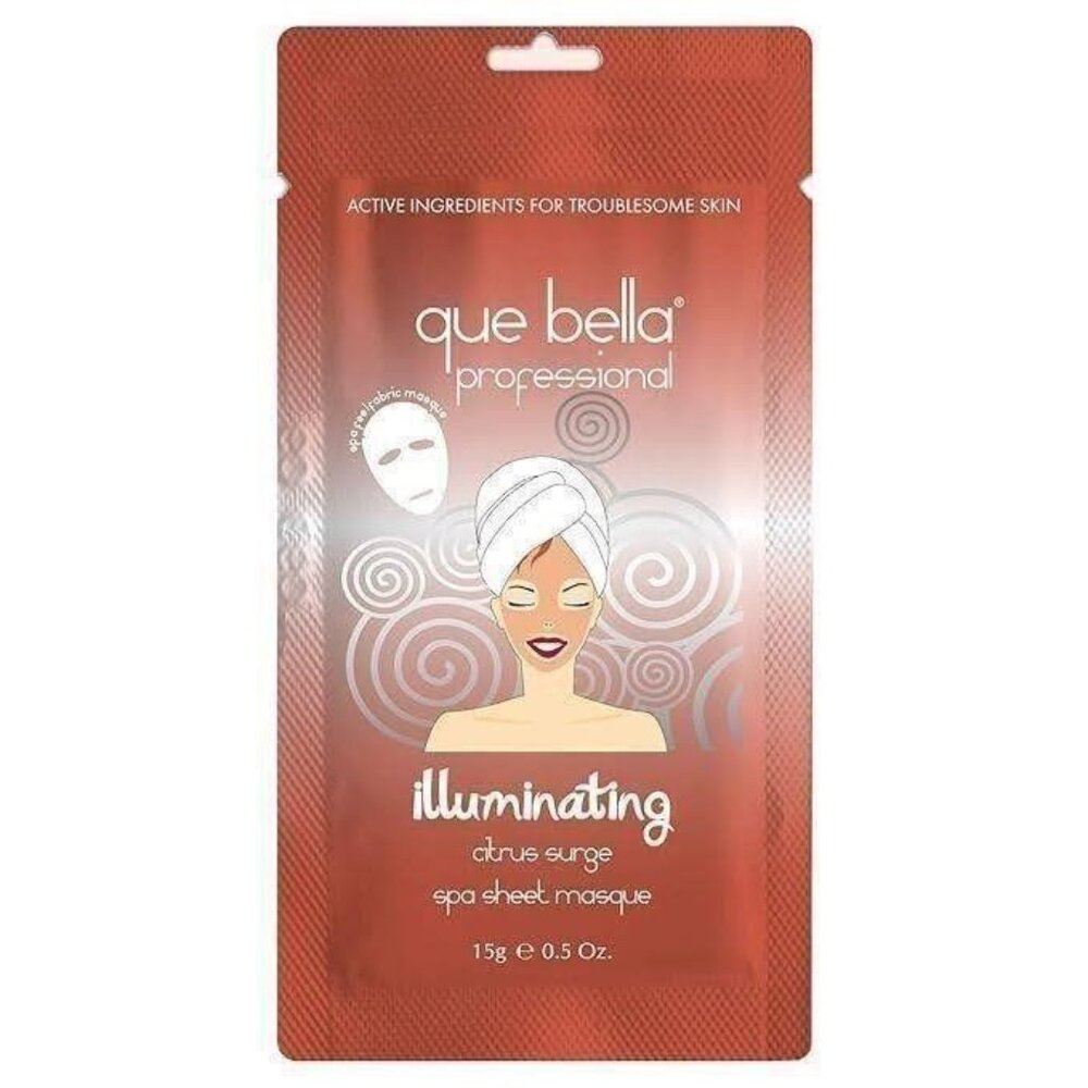 5 PACK Que Bella Citrus Surge Face Mask